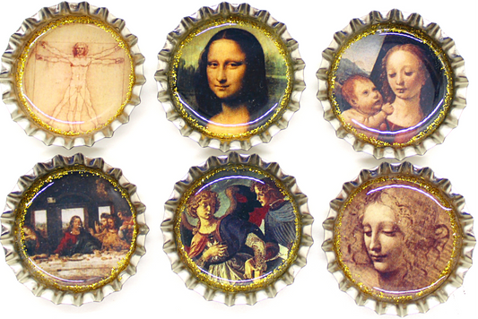 Leonardo Da Vinci Magnet Set