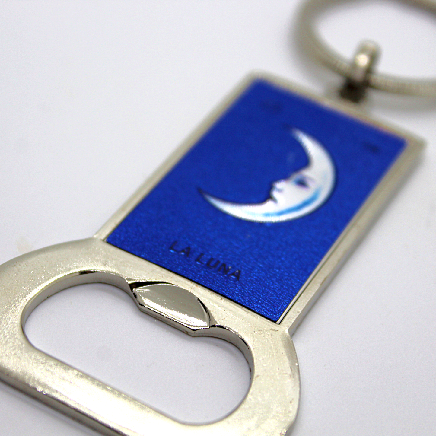 Mexican Loteria “La Luna” Keychain Bottle Opener