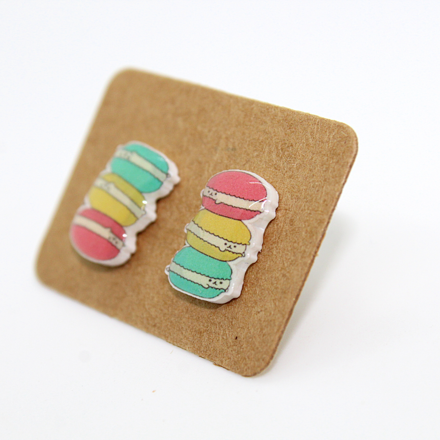 Mini Macaroon Acrylic Earrings