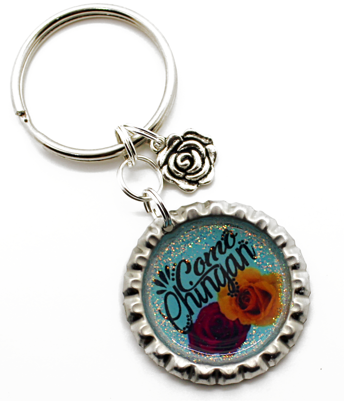 “Como Chingan” Bottle Cap Keychain