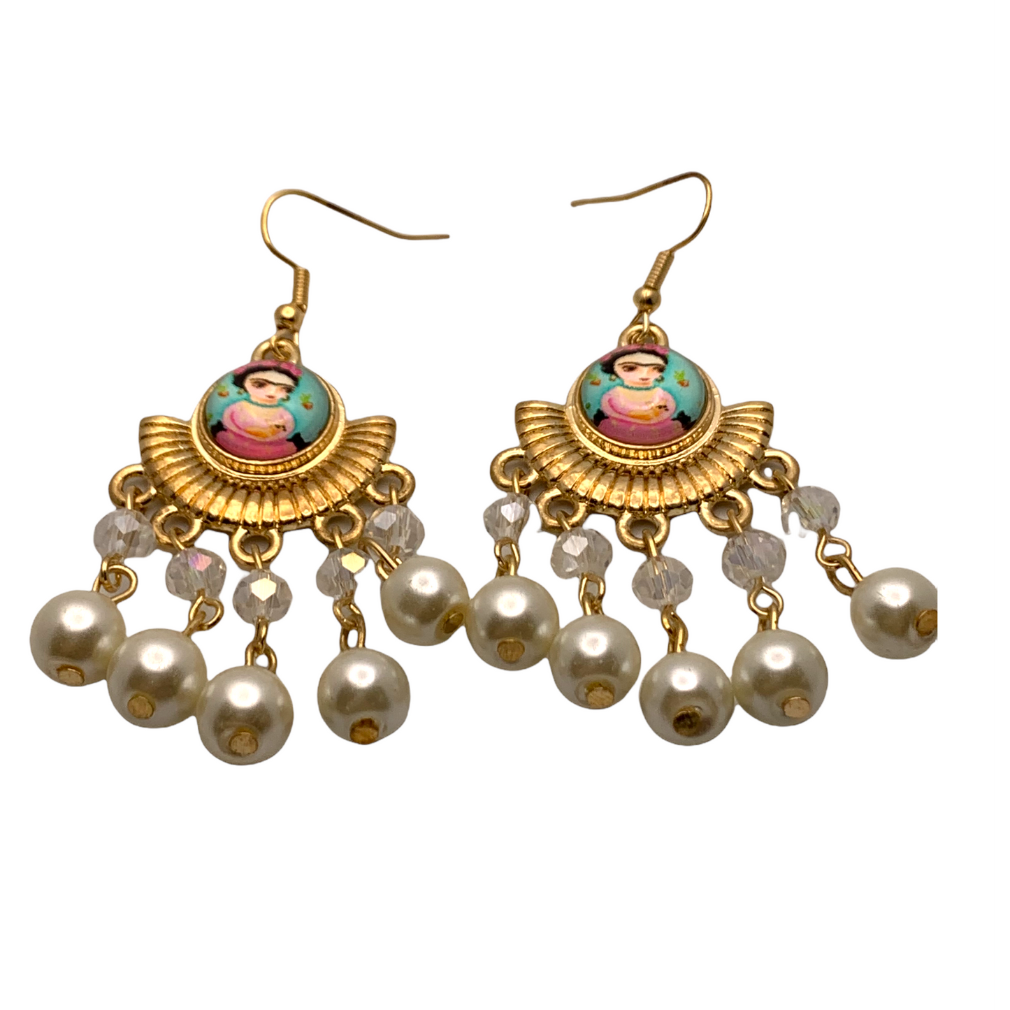 “Frida” Pearl Earrings