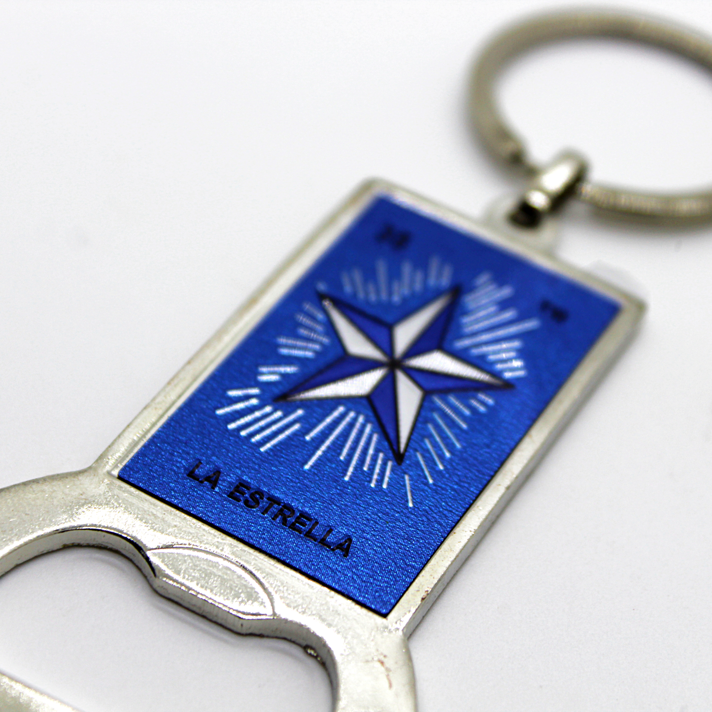 Mexican Loteria “La Estrella” Keychain Bottle Opener