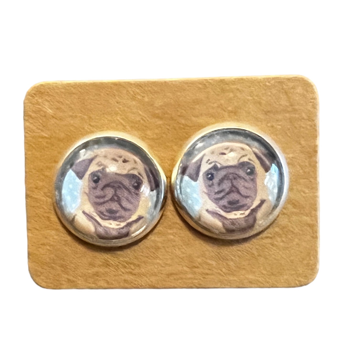 Pug 12mm Earrings